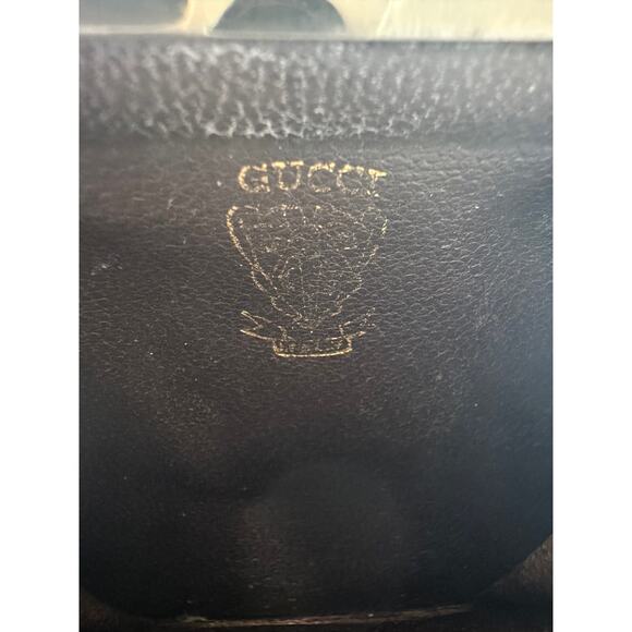 Gucci GG Kiss Lock Leather Coin Pouch -Great Vintage Gucci Find! - Picture 3 of 16